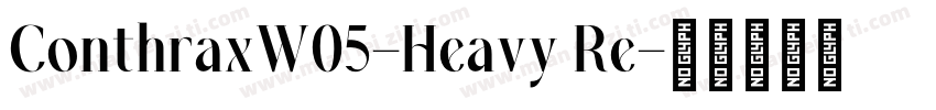 ConthraxW05-Heavy Re字体转换